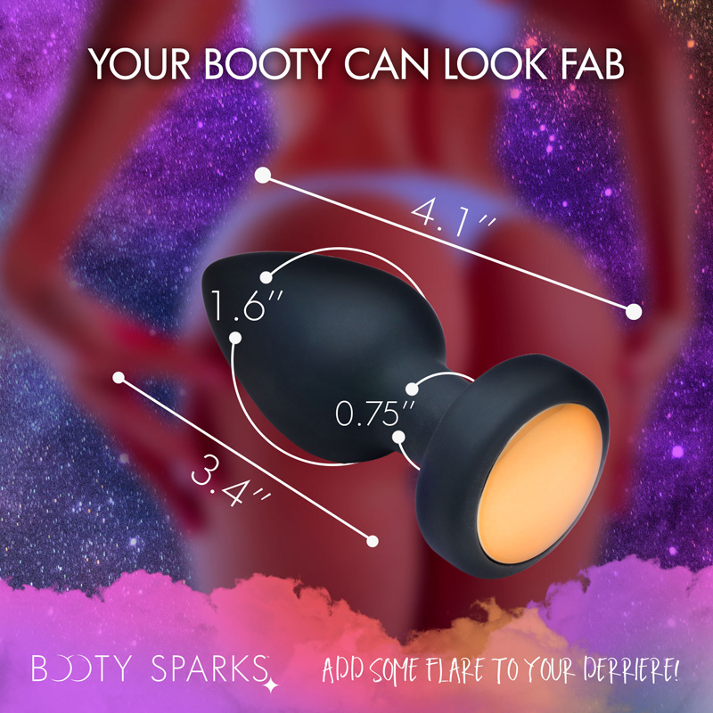 7X Light Up Rechargeable Anal Plug - Medium - Image 4