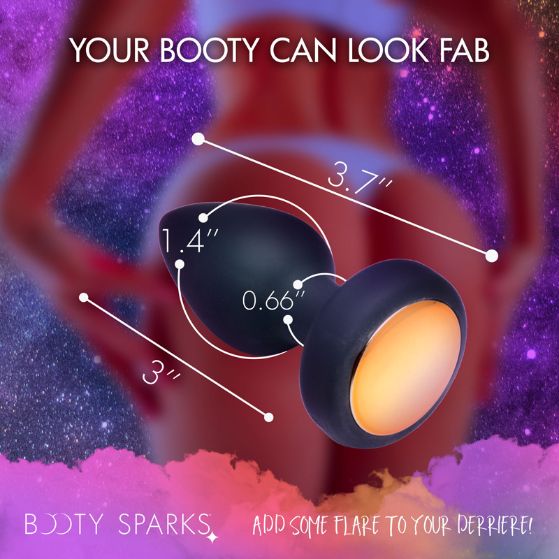 7X Light Up Rechargeable Anal Plug - Small - Image 4