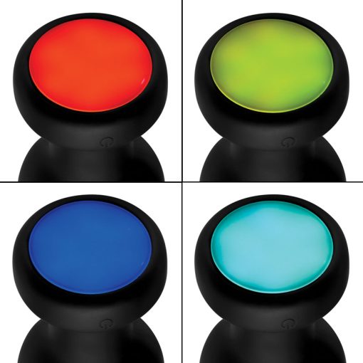 7X Light Up Rechargeable Anal Plug - Medium - Image 7