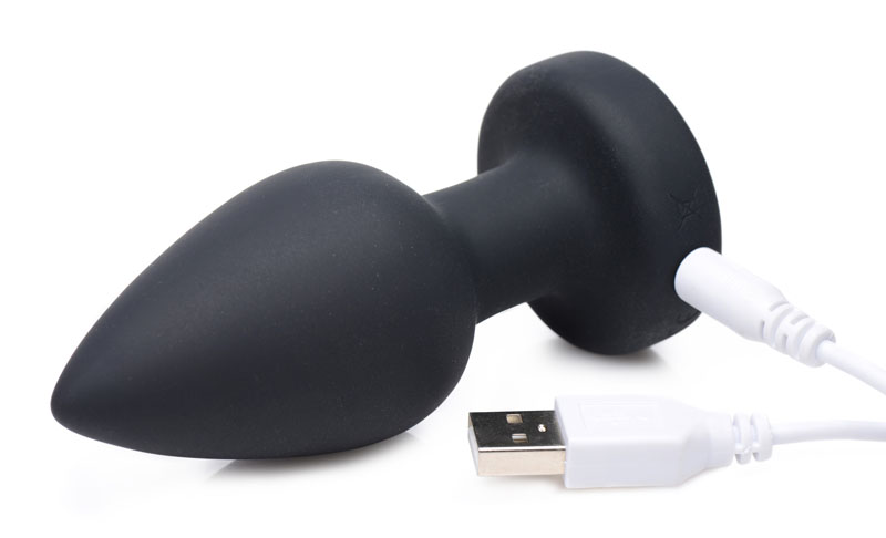 7X Light Up Rechargeable Anal Plug - Medium - Image 10