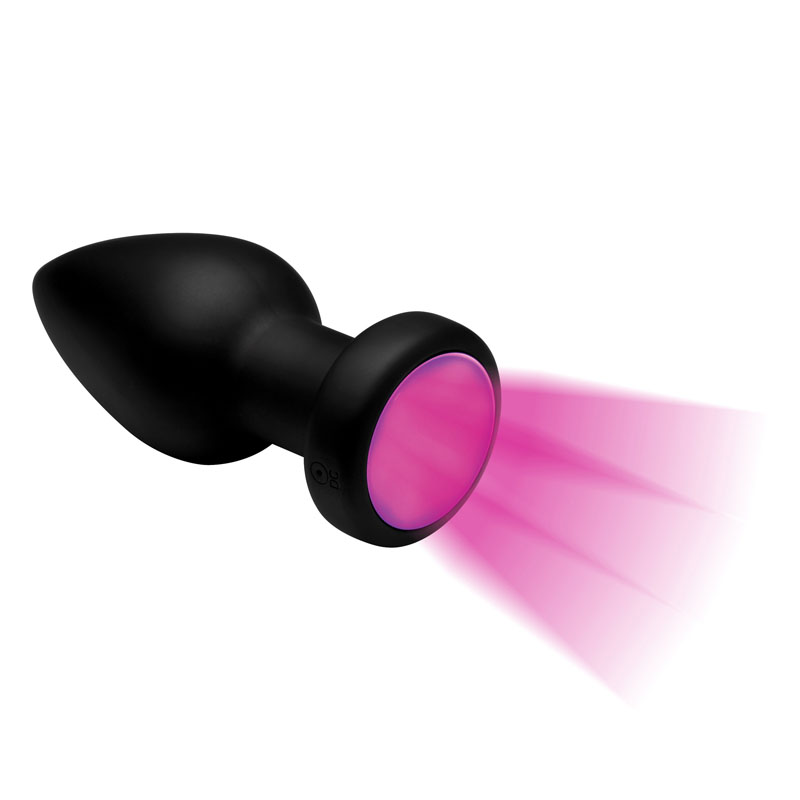 7X Light Up Rechargeable Anal Plug - Medium - Image 5