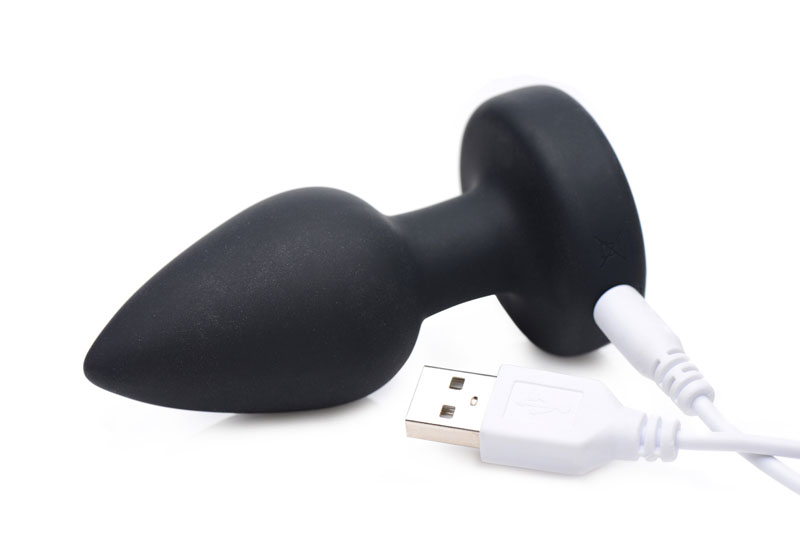 7X Light Up Rechargeable Anal Plug - Small - Image 10