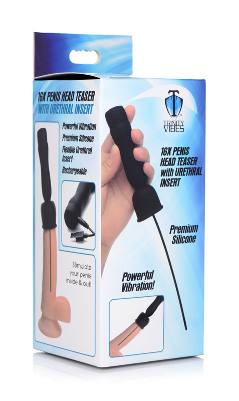 16X Penis Head Teaser with Urethral Sound - Image 5