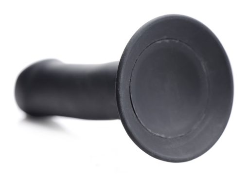 Squeezable Phallic Dildo - Black - Image 4
