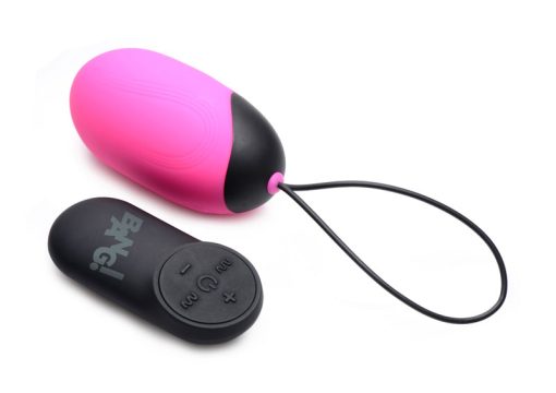 XL Silicone Vibrating Egg - Pink - Image 2