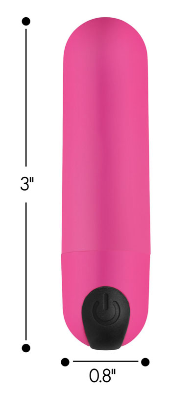 Vibrating Bullet with Remote Control - Pink - Image 2
