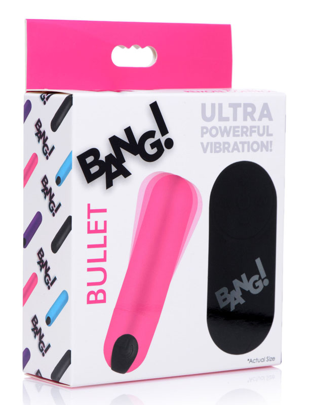 Vibrating Bullet with Remote Control - Pink - Image 5