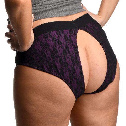 Lace Envy Crotchless Panty Harness - 2XL - Image 4