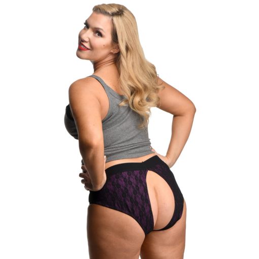 Lace Envy Crotchless Panty Harness - 2XL - Image 2