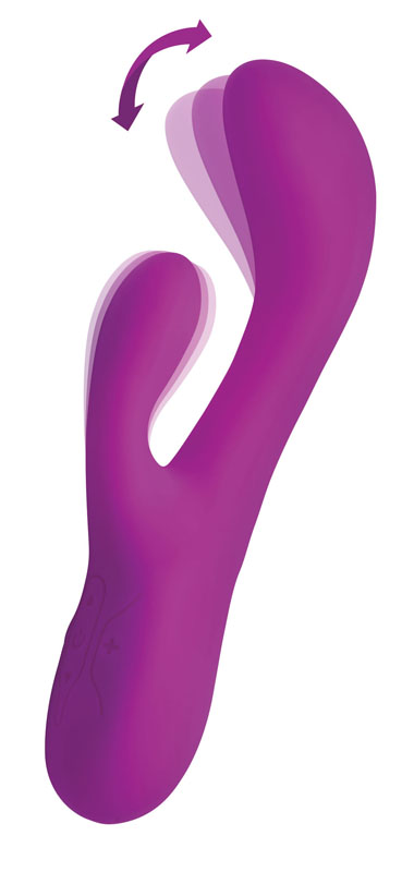 Come Hither Pro Silicone Rabbit Vibrator with Orgasmic Motion - Image 3
