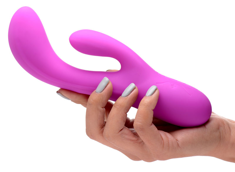 Come Hither Pro Silicone Rabbit Vibrator with Orgasmic Motion - Image 2