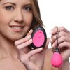 10X Silicone Vibrating Egg - Pink