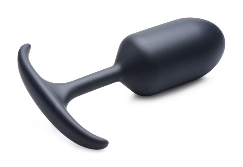 Premium Silicone Weighted Anal Plug - Large - Image 6