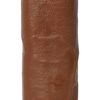 Jock Dark Bareskin Dildo - 9 Inch