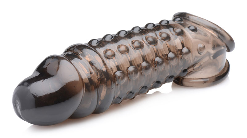 1.5 Inch Penis Enhancer Sleeve - Smoke - Image 4