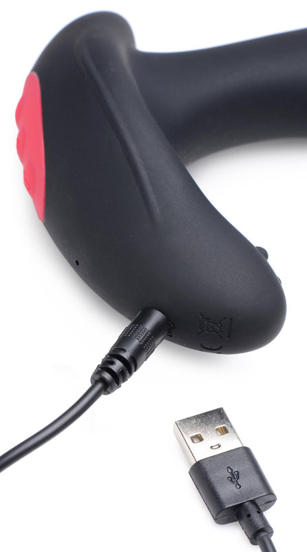 10X Inflatable and Vibrating Silicone Prostate Plug - Image 8