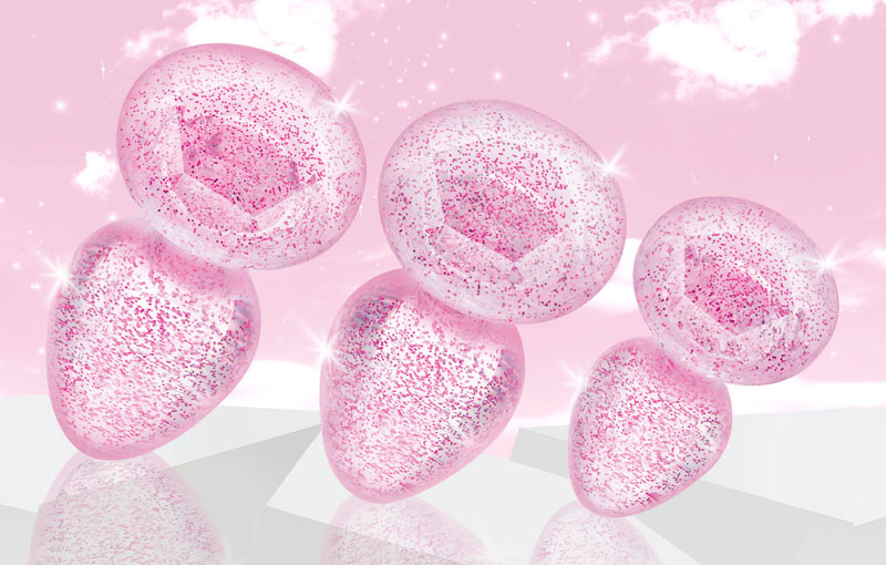 Glitter Gem Anal Plug Set - Pink - Image 2