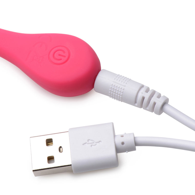 Remote Control 28X Silicone Plush Egg - Pink - Image 4