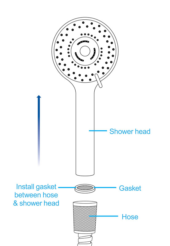 Shower Head with Silicone Enema Nozzle - Image 7
