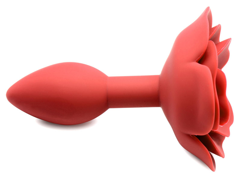 Booty Bloom Silicone Rose Anal Plug - Small - Image 3