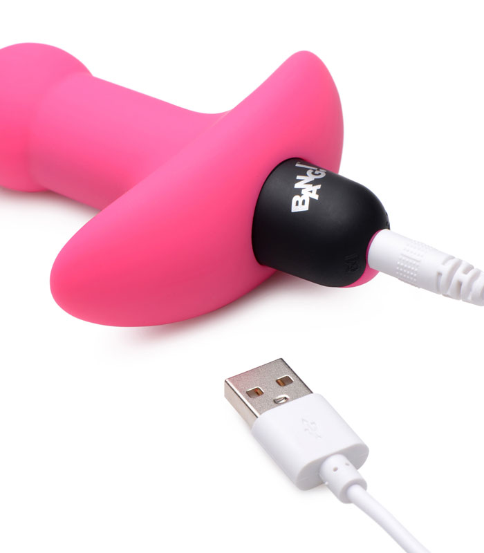 Remote Control Vibrating Silicone Anal Beads - Pink - Image 5