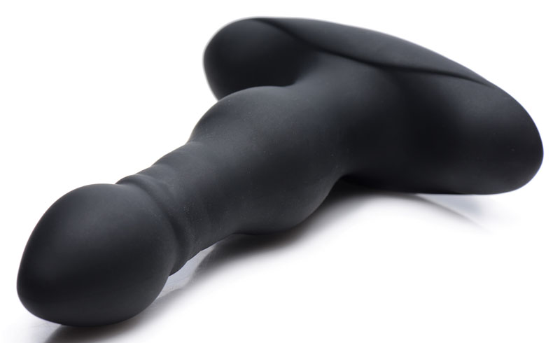 Vibrating and Thrusting Remote Control Silicone Anal Plug - Image 4