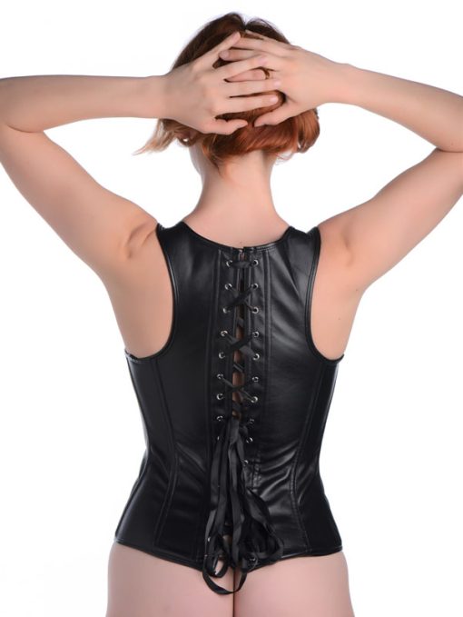 Lace-up Corset and Thong - Large - Image 3