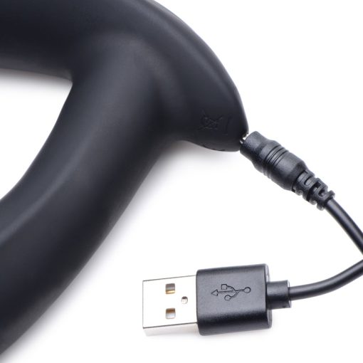 E-Stim Pro Silicone Vibrating Prostate Massager with Remote Control - Image 7