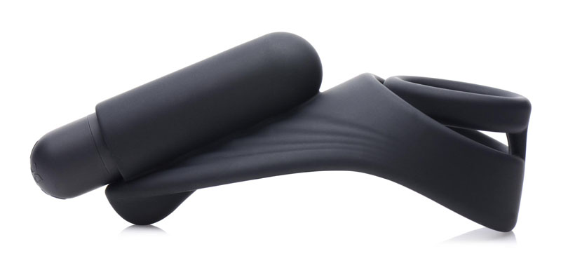 7X Silicone C-Ring with Vibrating Taint Stimulator - Image 3