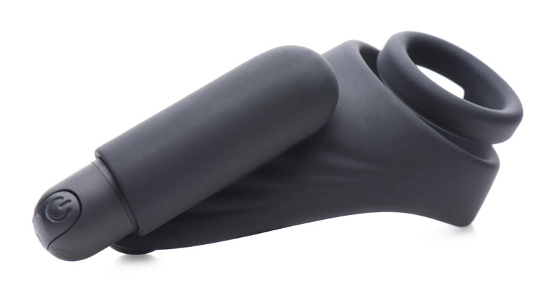 7X Silicone C-Ring with Vibrating Taint Stimulator - Image 5