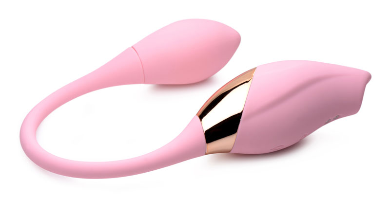 Shegasm 8X Tandem Plus Silicone Suction Clitoral Stimulator and Egg - Image 3