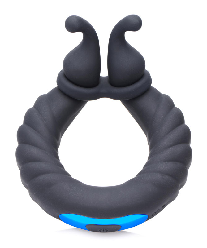 10X Cobra Dual Stimulation Silicone Cock Ring - Image 3
