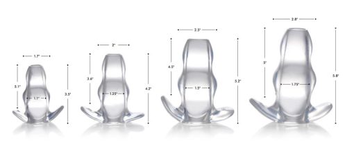 Clear View Hollow Anal Plug - Small - Image 3