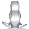 Clear View Hollow Anal Plug - Medium