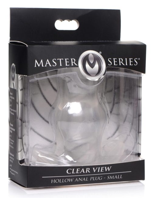 Clear View Hollow Anal Plug - Small - Image 4