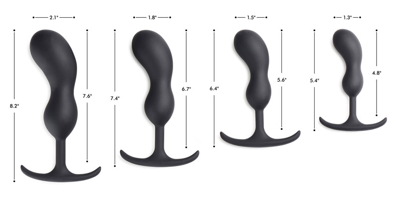 Premium Silicone Weighted Prostate Plug - XL - Image 4