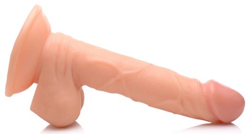 6.5 Inch Dildo with Balls - Light - Image 6