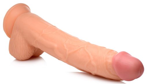 Hung Harry 11.75 Inch Dildo with Balls - Light - Image 5