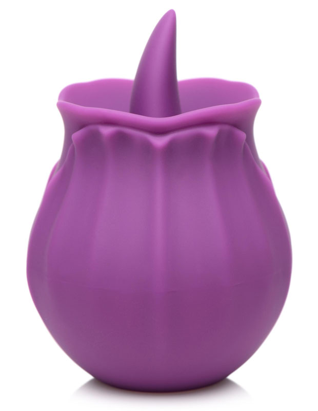 Bloomgasm Wild Violet 10X Silicone Clit Licking Stimulator - Purple - Image 2