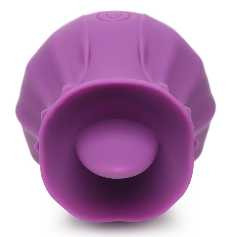 Bloomgasm Wild Violet 10X Silicone Clit Licking Stimulator - Purple - Image 4
