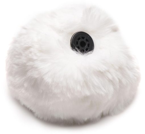 Small Vibrating Anal Plug with Interchangeable Bunny Tail - White - Image 6