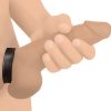 Leather and Velcro Cock Ring