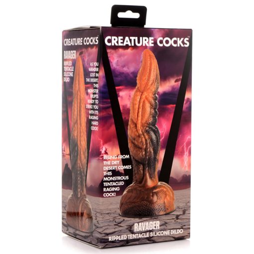 Ravager Rippled Tentacle Silicone Dildo - Image 7