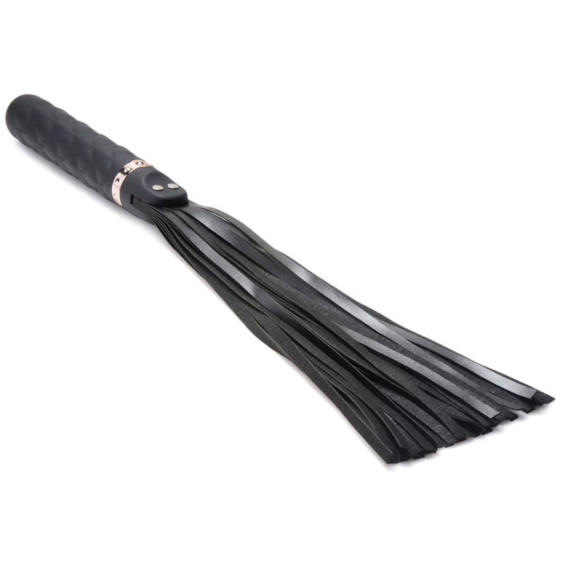 9X Vibrating Silicone Dildo Flogger - Image 11