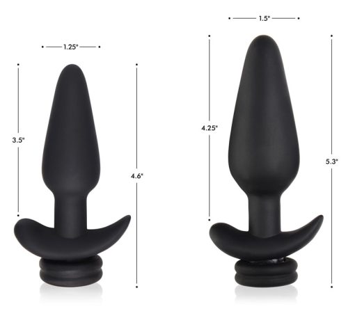 Small Vibrating Anal Plug with Interchangeable Bunny Tail - White - Image 7