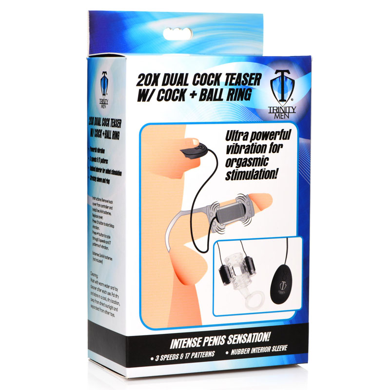 20X Dual Cock Teaser with Cock and Ball Ring - Image 5