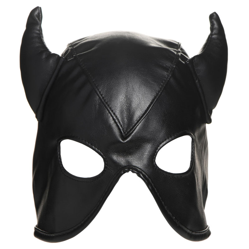 Fetish Hood with Horns - Image 2