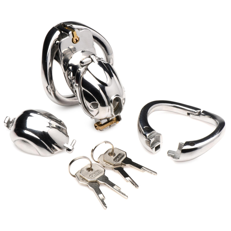 Entrapment Deluxe Locking Chastity Cage - Image 4