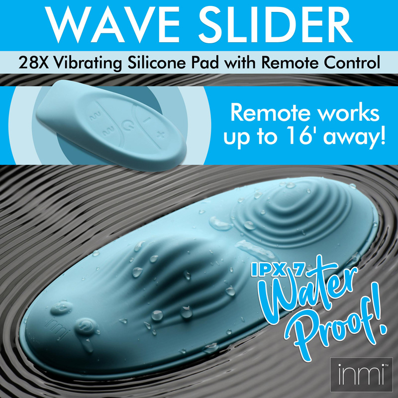 28X Wave Slider Vibrating Silicone Pad with Remote - Image 4
