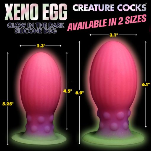 Xeno Egg Glow in the Dark Silicone Egg - Large - Image 4